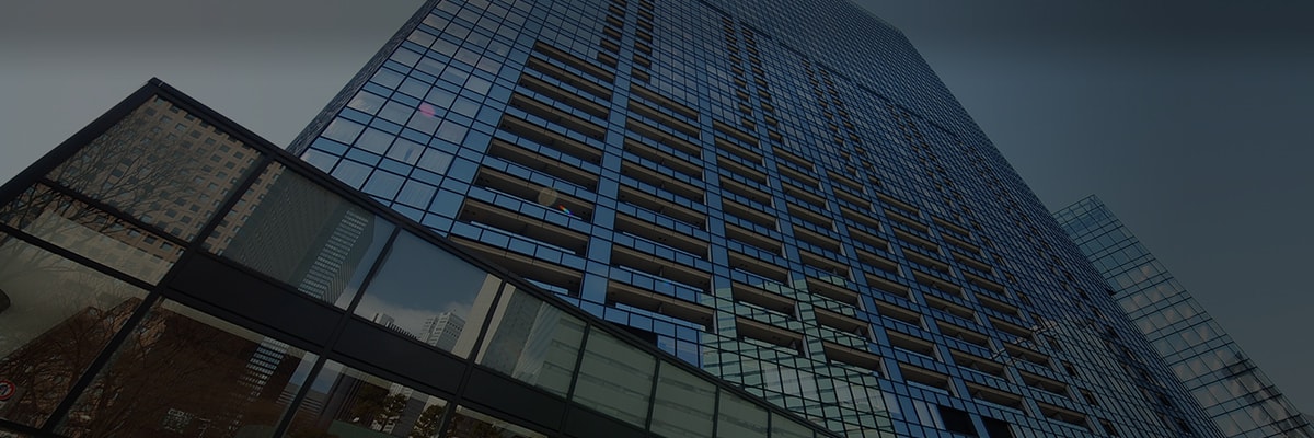 本社の外観、セントラルパークタワー ラ・トゥール新宿